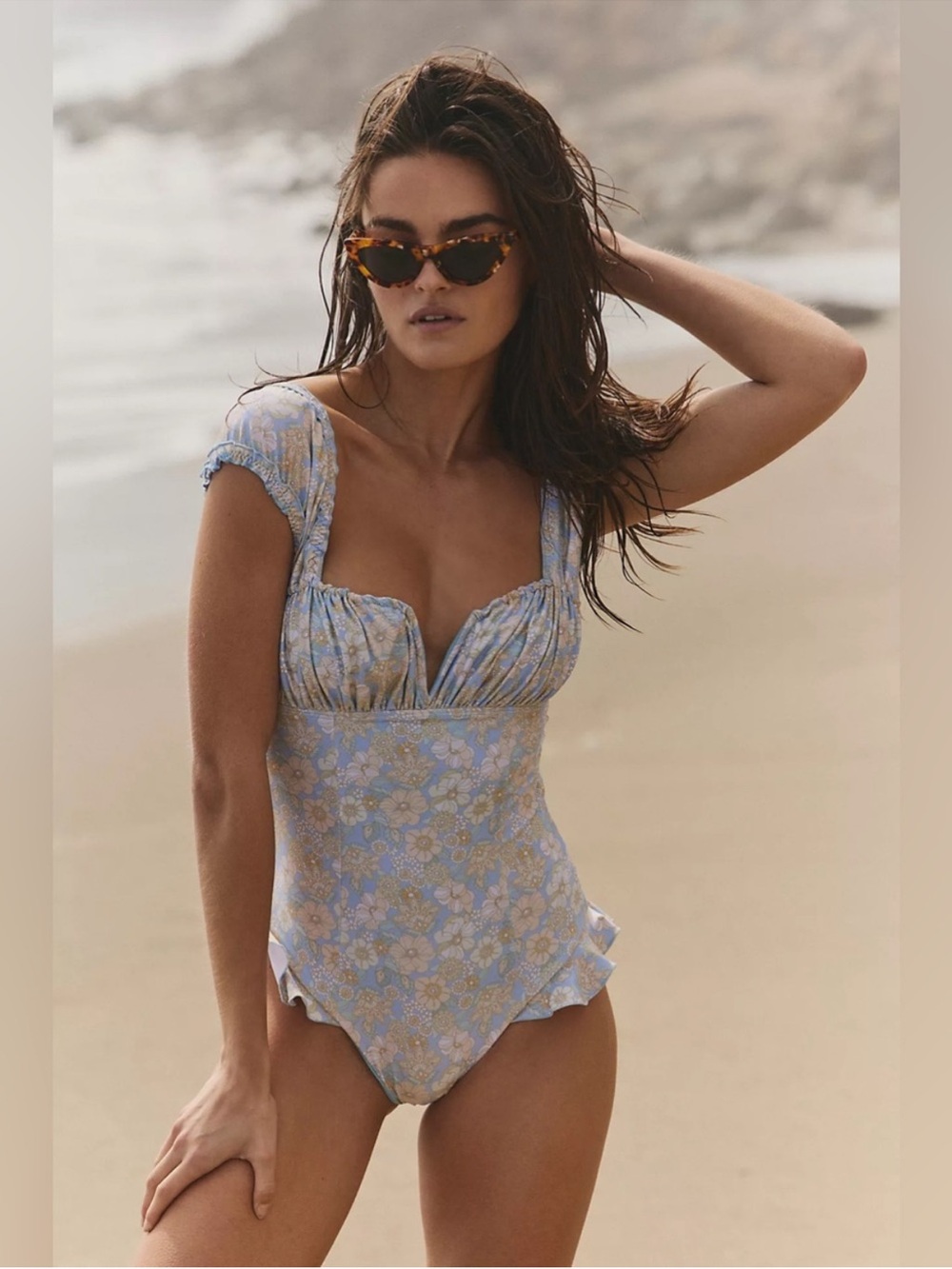 Free People X Capittana Brooke One-Piece Swimsuit